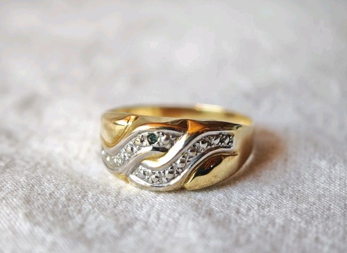 Eleganter karat goldring - karat, mit