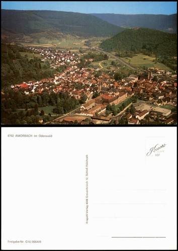 Amorbach luftbild - amorbach,