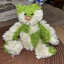 Martin Bär Teddy Green Funny 20 cm Grün Weiß Rainer Sonneberg Sammlerbär Sammeln