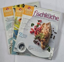 3 Exemplare der Zeitschrift Kreativ Küche