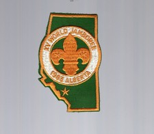 Pfadfinder Stoff Abzeichen Scout XV World Jamboree 75 Jahren Pfadfinder