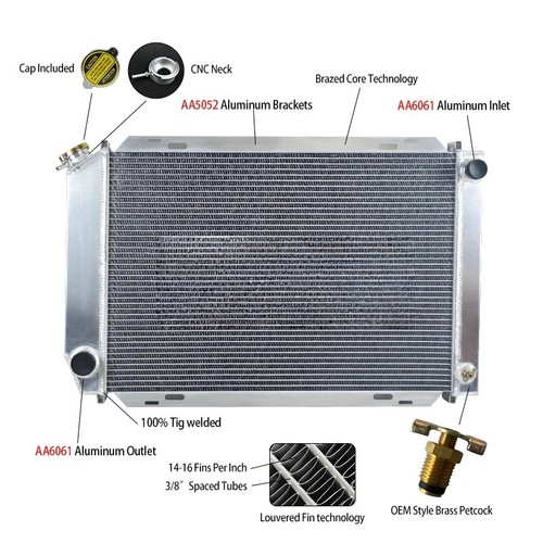 Aluminum radiator for - aluminum,
