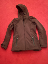 sehr gut erhaltene Softshelljacke mit Kapuze