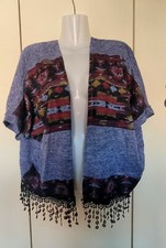 Bolero Fransen Azteken Muster