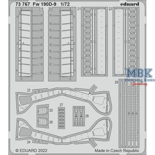 Eduard ed73767 focke wulf - ed73767, focke-wulf