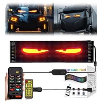 LED Sign Matrix Pixel Scrolling Advertising Display USB LED Bluetooth App Devil