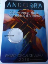 Andorra 2 Euro Münzkarte 2018