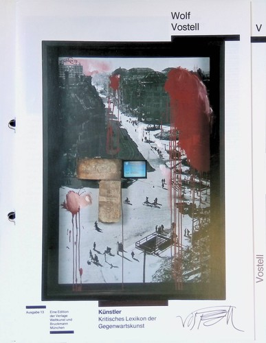 Wolf vostell künstler - künstler,