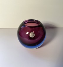 Murano Sommerso Glasvase