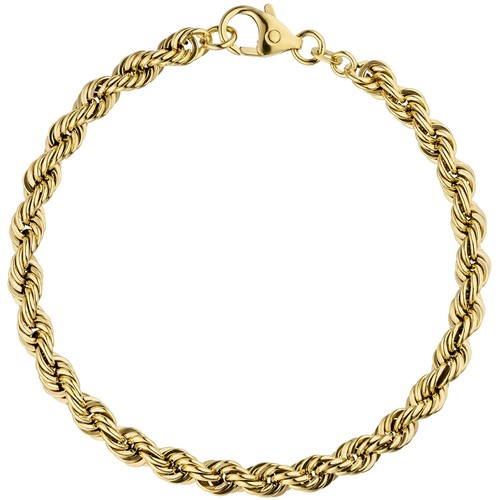 Kordelarmband 585 echt - , gold