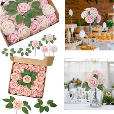 25X Schaum Rosen Künstliche