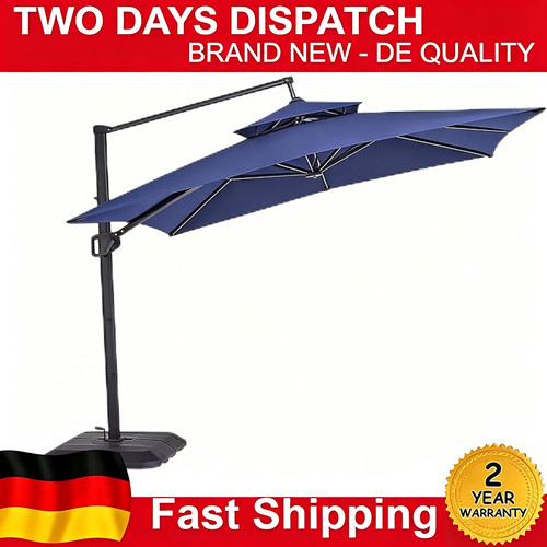 3x3m knickbar sonnenschirm - 3x3m,