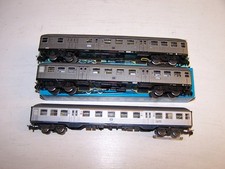 3 Märklin Spur H0 Blech Personenwagen Nahverkehrswagen Silberlinge 4081 4083 OVP