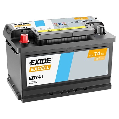 Starterbatterie exide eb741 - starterbatterie,