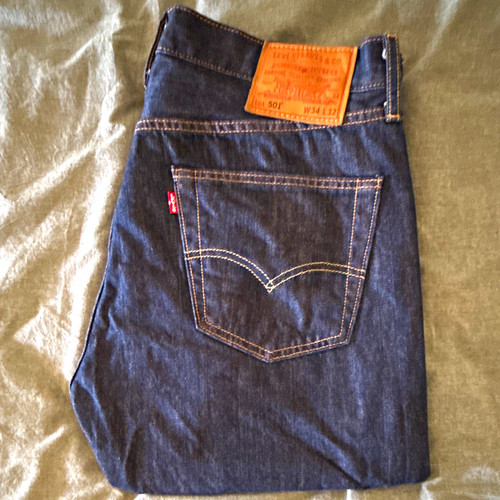 Levi 501 herren jeans blau - herren,