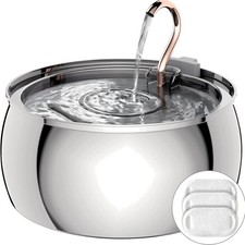 Edelstahl Katzenbrunnen 4L mit