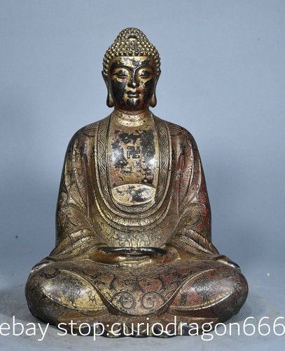 Tibet bronze vergoldet - 8",