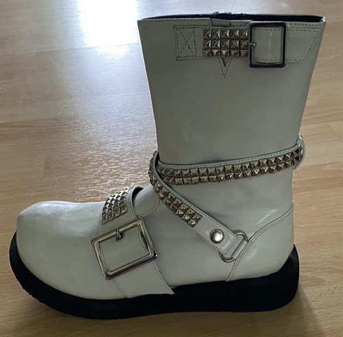 Demonia rocker biker boots - rocker,