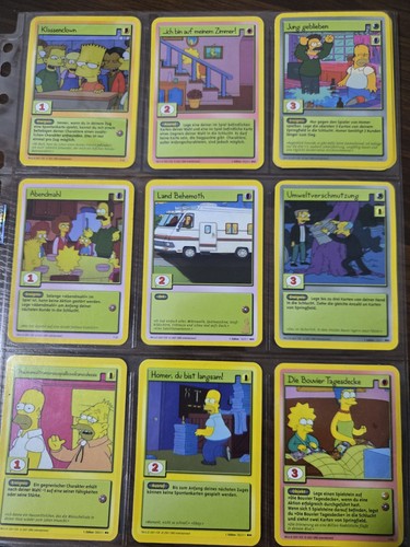 Die simpsons sammelkarten - sammelkarten,