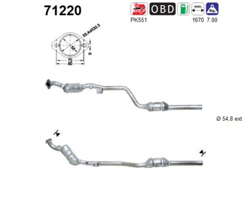 Katalysator 71220 für - katalysator, as