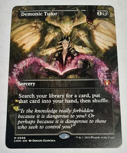 Demonic tutor extended - (v.2),