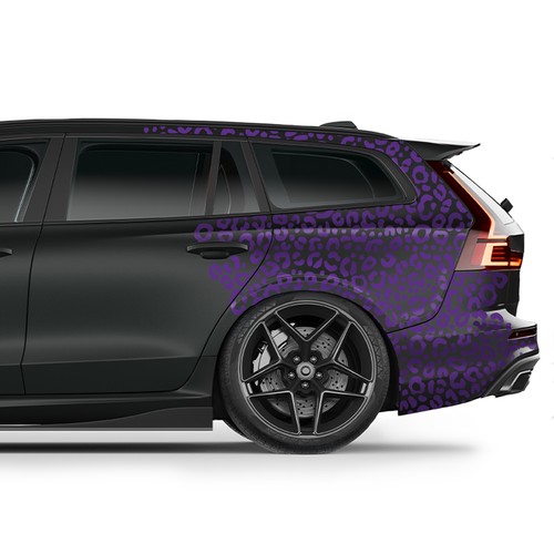 Autoaufkleber leopard muster - autoaufkleber,