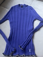 💖 Louis Vuitton Pullover aus Wolle Blau Gr XS  -36730492 💖
