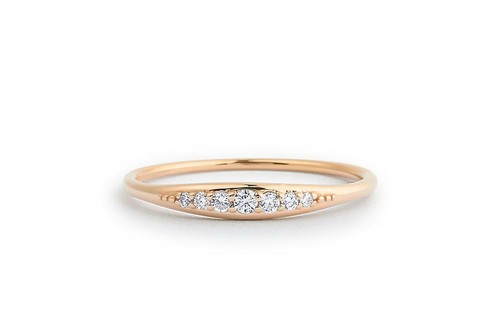 Cornelia diamant goldring - diamant, 7