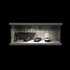 Diorama auto garage - 1/64,