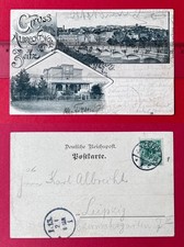 AK ZEITZ 1899 Albrechts Hotel