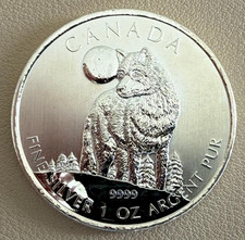 1 Unze Silber Kanada Wildlife