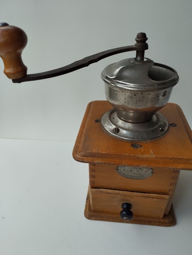 Antike kaffeemühle holz - antike,