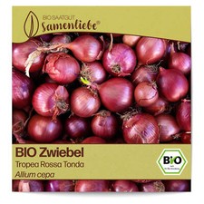 BIO Zwiebel Samen Tropea Rossa Tonda Gemüse-Samen Saatgut Zwiebelsamen