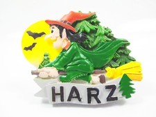 Harz Hexe auf Besen Poly