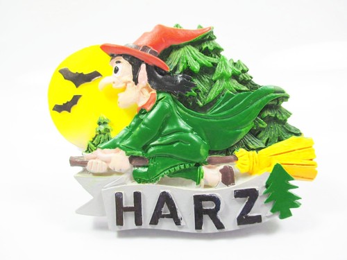 Harz hexe auf besen - harz,