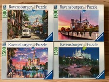 4 Ravensburger Puzzle 1500