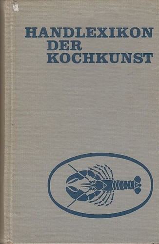 Handlexikon der kochkunst - handlexikon,