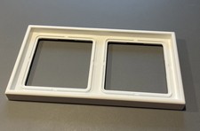 Jung 2-fach Rahmen , Duroplast, LS 990, alpinweiß LS 983 WW