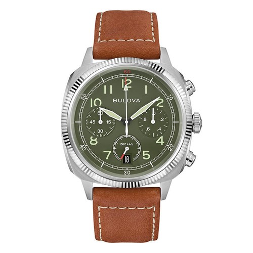 Bulova military herrenuhr 40mm - military,