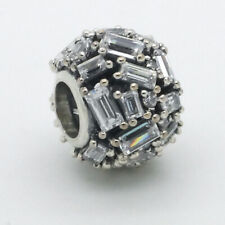 Original Pandora Charm Klare Eiswürfel Silber 797746CZ Neu