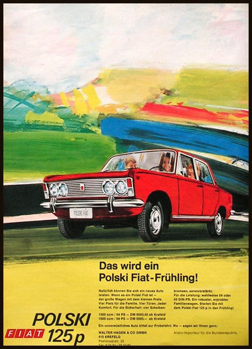Polski fiat 125 - polski, p,