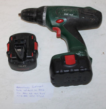Akkuschrauber Bosch PSR 14,4V 1250/min funktioniert, ein Akku gut einer schwach