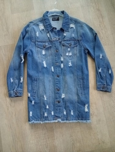 Lange jeansjacke jeansmantel - /,