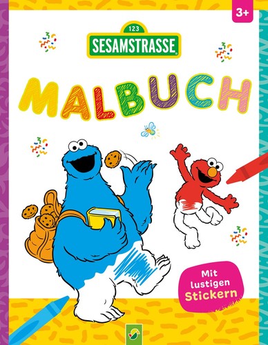 Malbuch sesamstraße mit - sesamstraße,