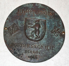 Schwere Plakette Ehrenpreis