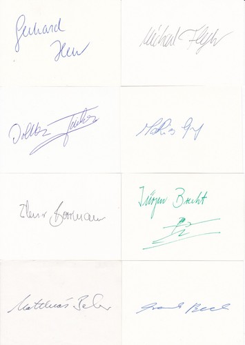 Olympia orig autogramme - olympia:, orig.autogramme