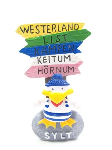 Sylt poly magnet souvenir - magnet,