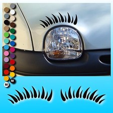 A005# Aufkleber Twingo Wimpern Autowimpern Auto Renault Tuning Sticker Neu
