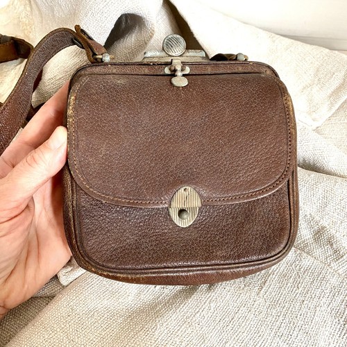 Antike kleine ledertasche - kleine,