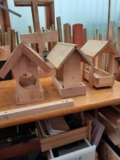 vogelfutterhaus naturbelassendes Holz, handmade, verschiedene grössen und bauart